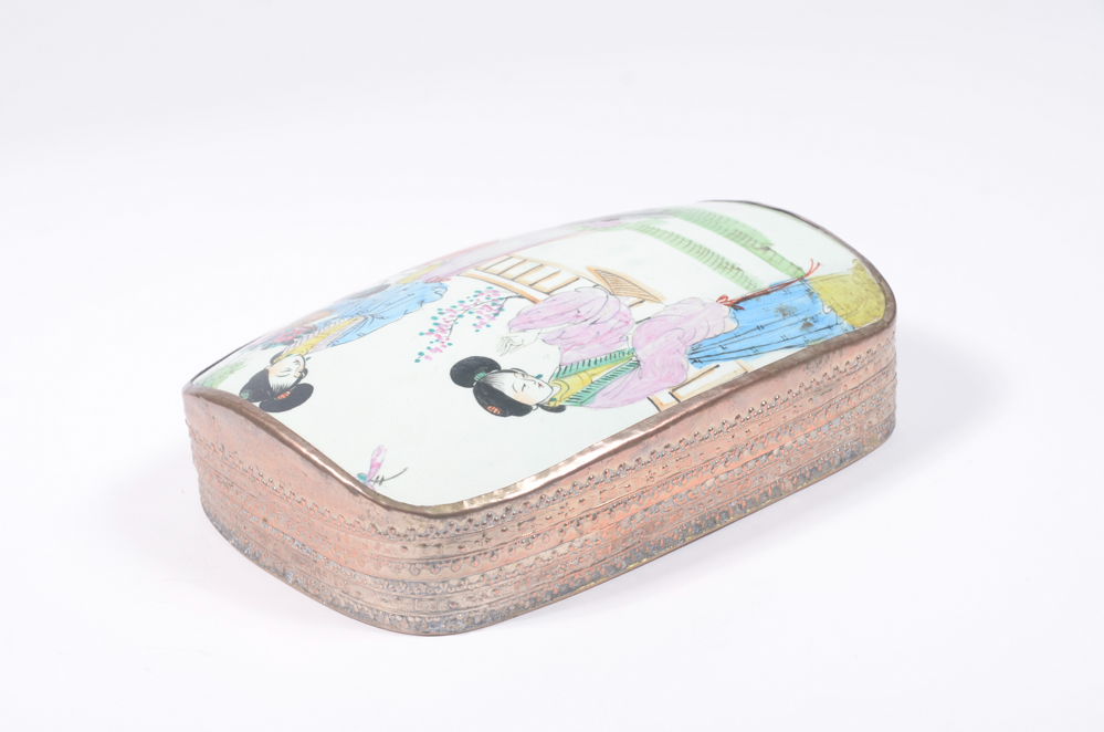 Chinese Porcelain Shard Pieces in Frames