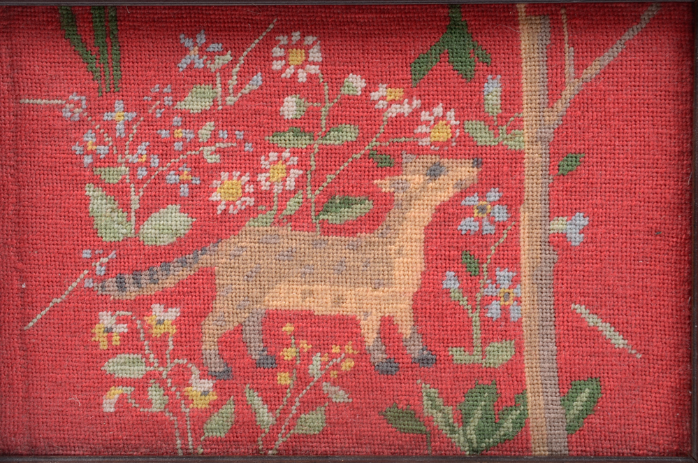 Vintage Needlepoint Box