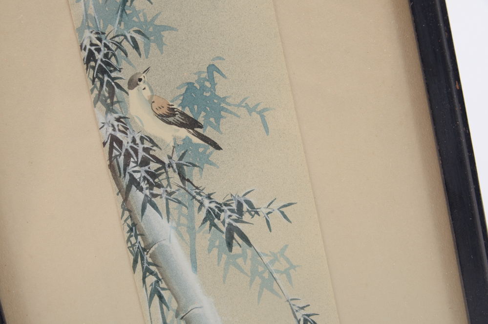 Early 20th Century East Asian Paintings of Birds
