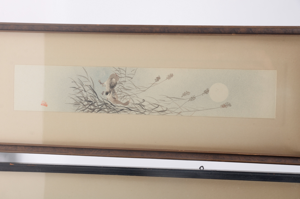 Early 20th Century East Asian Paintings of Birds