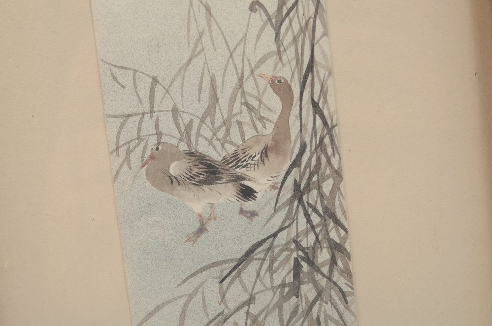 Early 20th Century East Asian Paintings of Birds