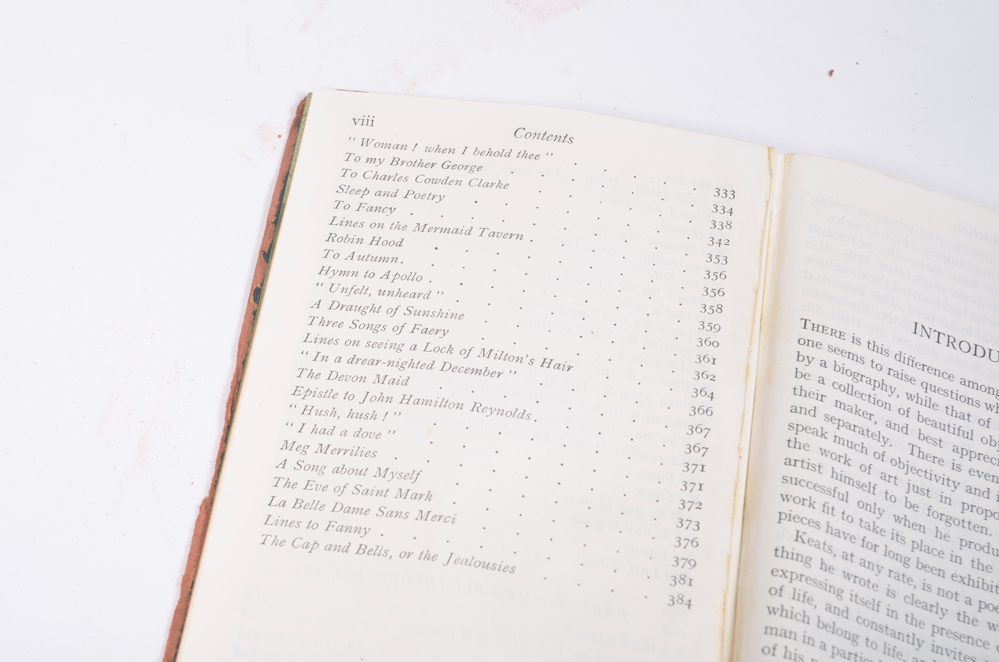 Vintage Edition of "Poems of John Keats"