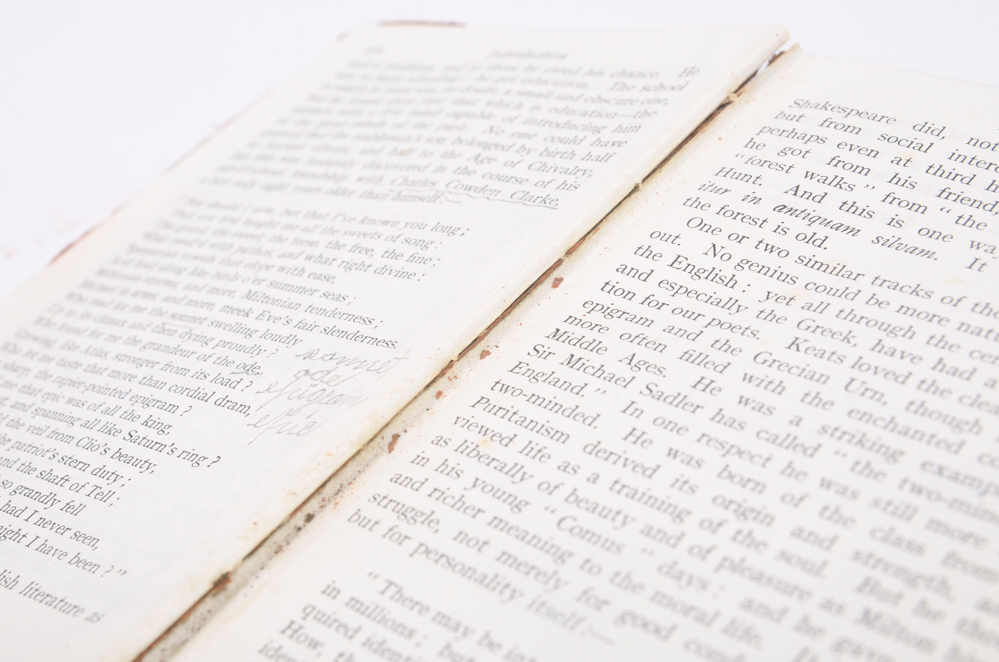 Vintage Edition of "Poems of John Keats"