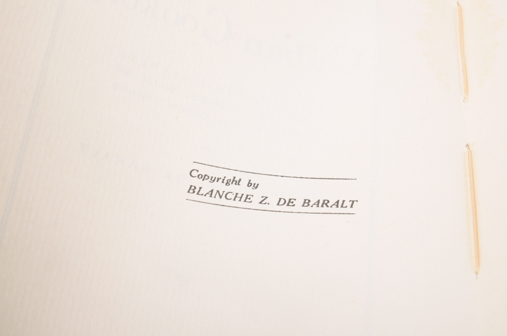 "Cuban Cookery" by Blanche Z. de Baralt