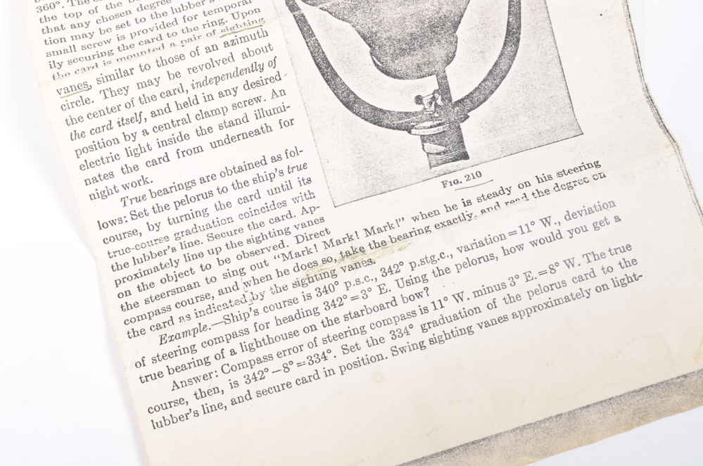 Kerr Co. Brass Pelorus