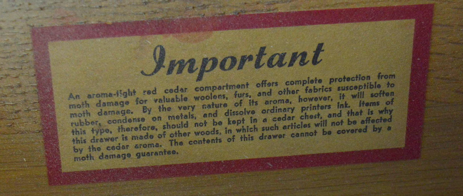 Painted Lane Cedar Chest