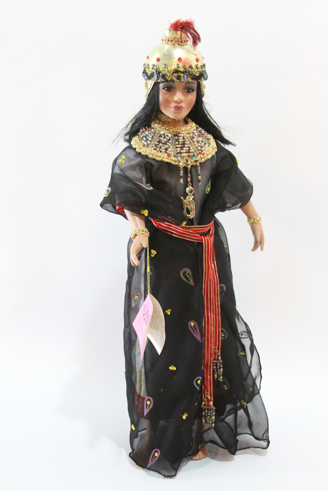 Porcelain Dolls Including "Nefertiti" by Kathleen Hill