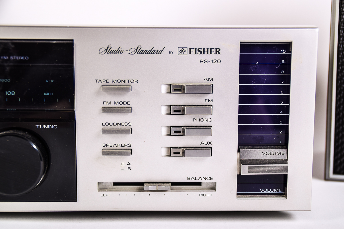 Vintage Fisher Receiver and Realistic Speakers