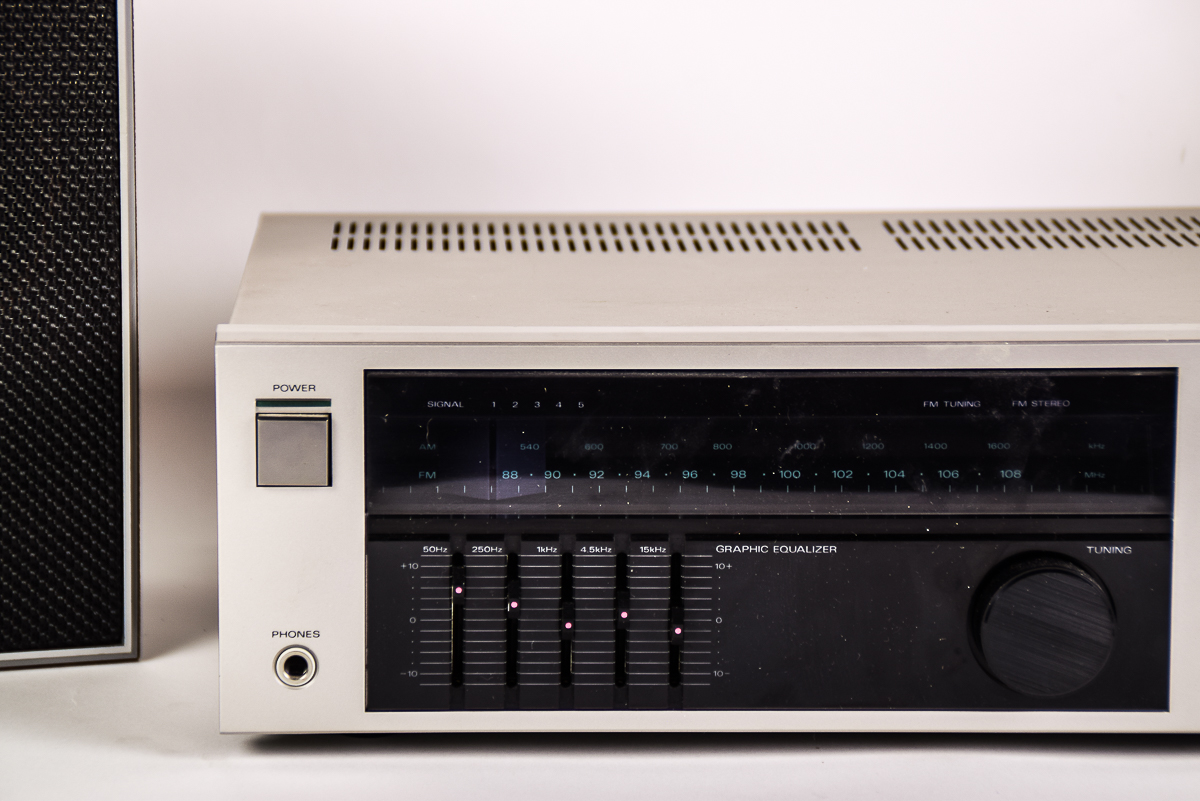 Vintage Fisher Receiver and Realistic Speakers