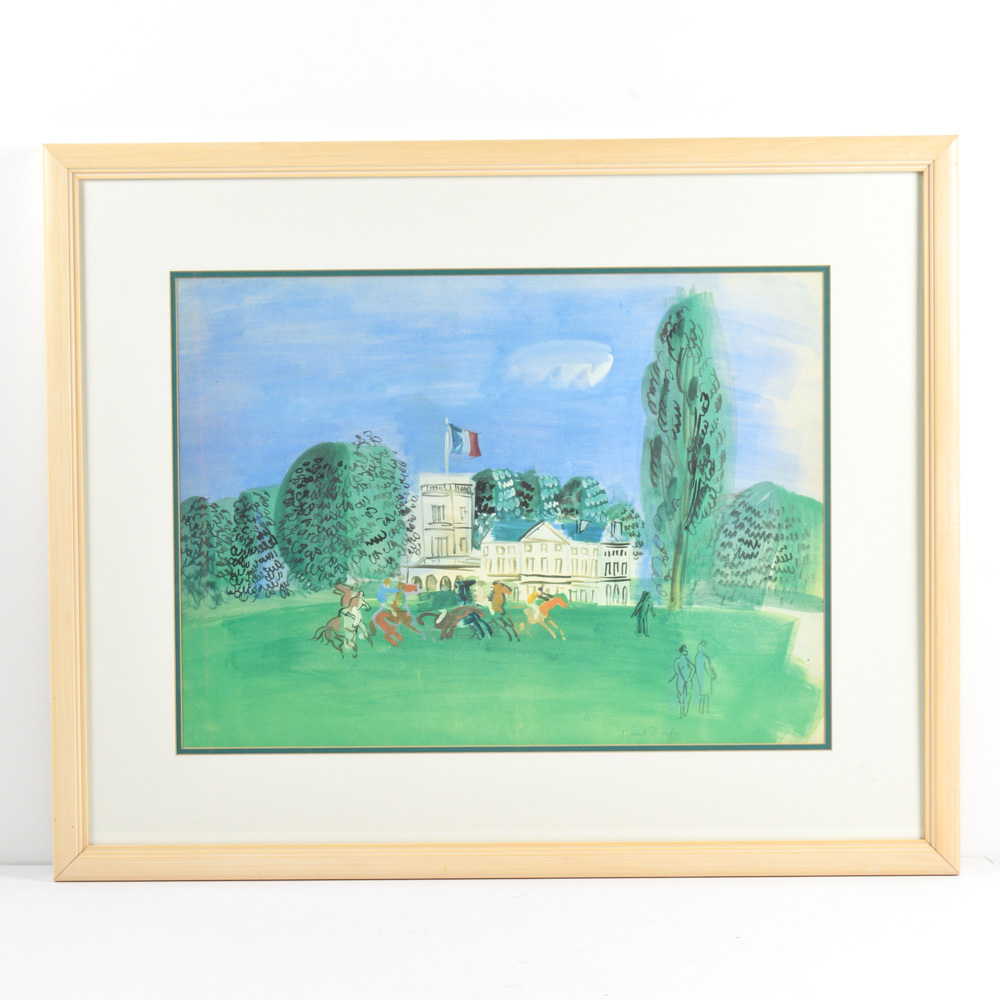 After Raoul Dufy Offset Lithograph "Polo"