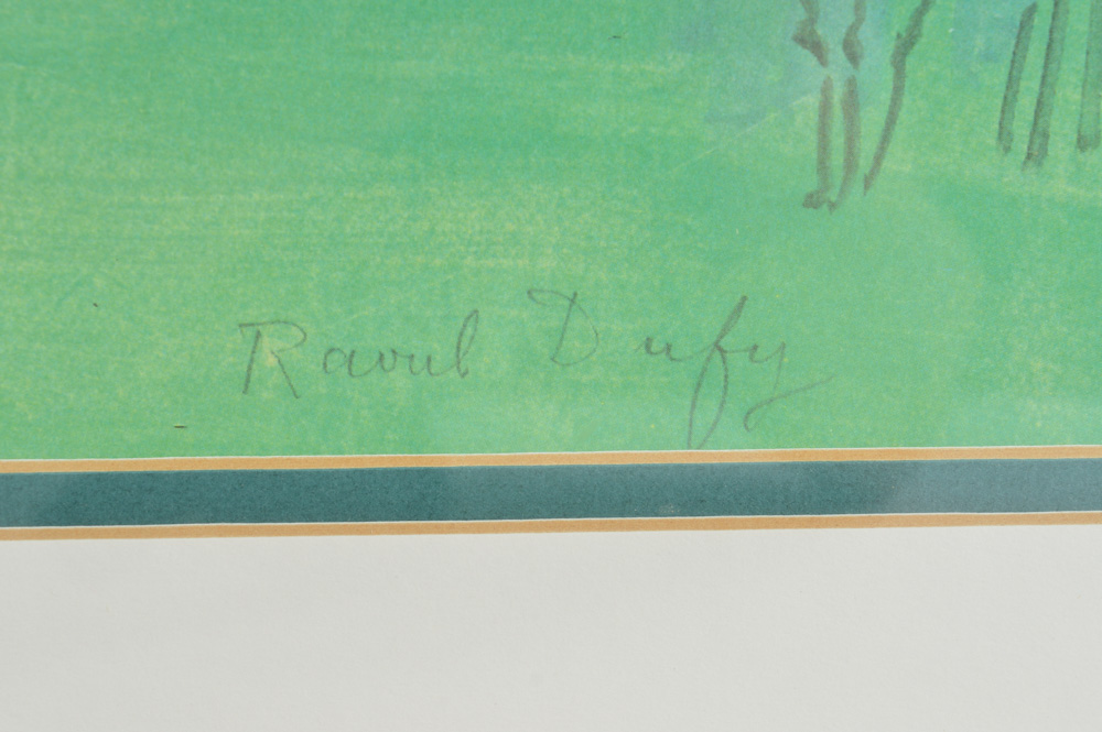 After Raoul Dufy Offset Lithograph "Polo"