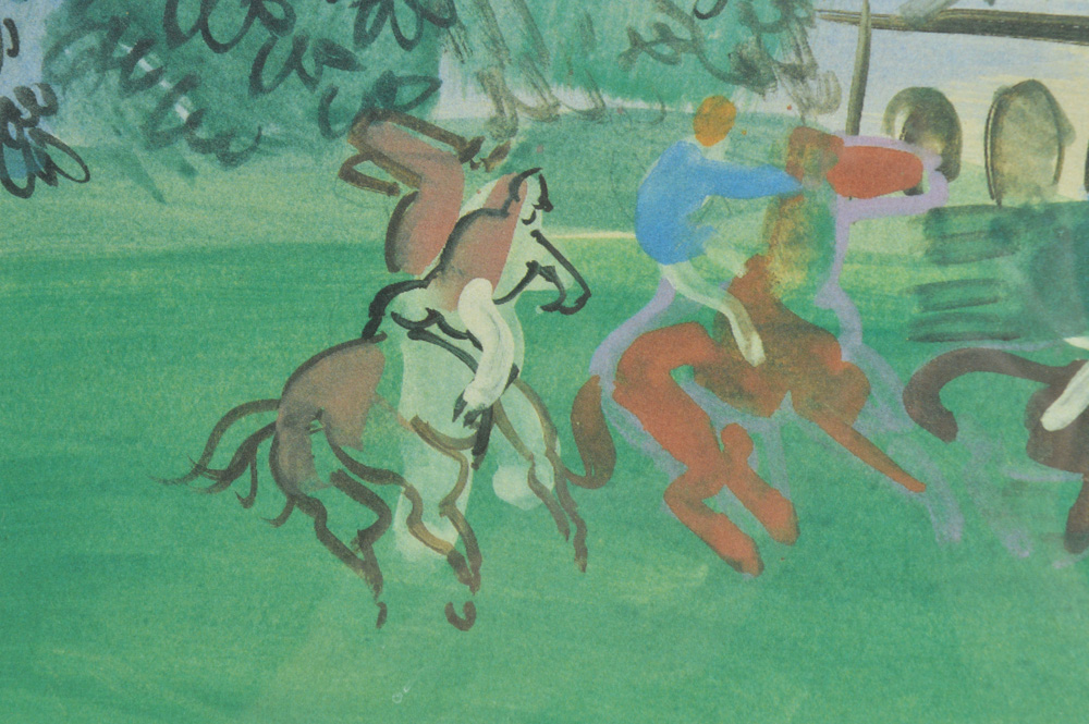 After Raoul Dufy Offset Lithograph "Polo"