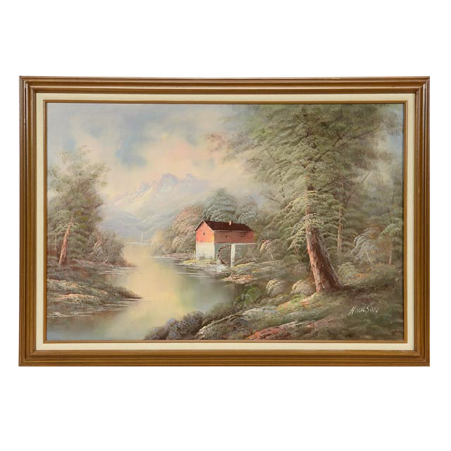 H. Wilson Original Oil Painting on Canvas