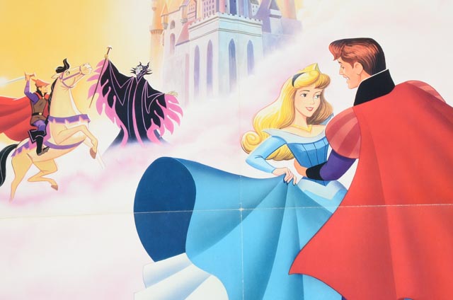Four One-Sheet Theatrical Posters for Disney Princess Movies