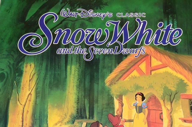 Four One-Sheet Theatrical Posters for Disney Princess Movies