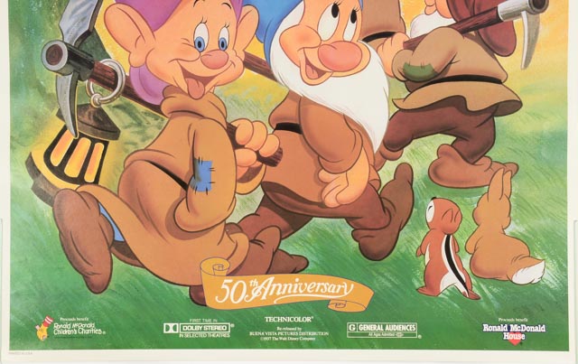 Four One-Sheet Theatrical Posters for Disney Princess Movies