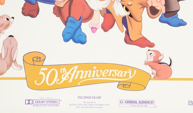 Four One-Sheet Theatrical Posters for Disney Princess Movies