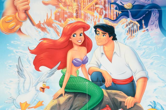 Four One-Sheet Theatrical Posters for Disney Princess Movies