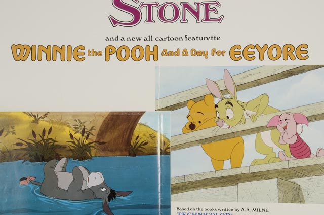 Four One-Sheet Theatrical Posters for Walt Disney Movies