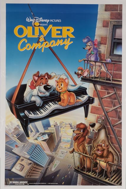 Four One-Sheet Theatrical Posters for Walt Disney Movies