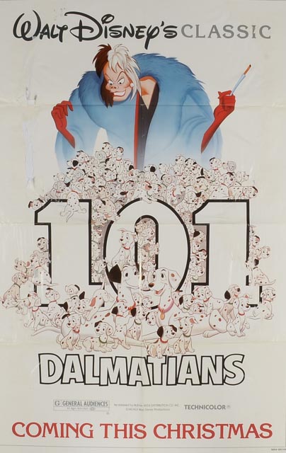 Four One-Sheet Theatrical Posters for Walt Disney Movies