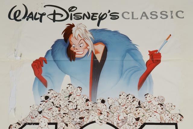 Four One-Sheet Theatrical Posters for Walt Disney Movies
