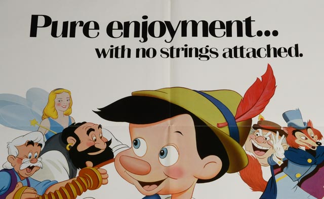 Four One-Sheet Theatrical Posters for Walt Disney Movies