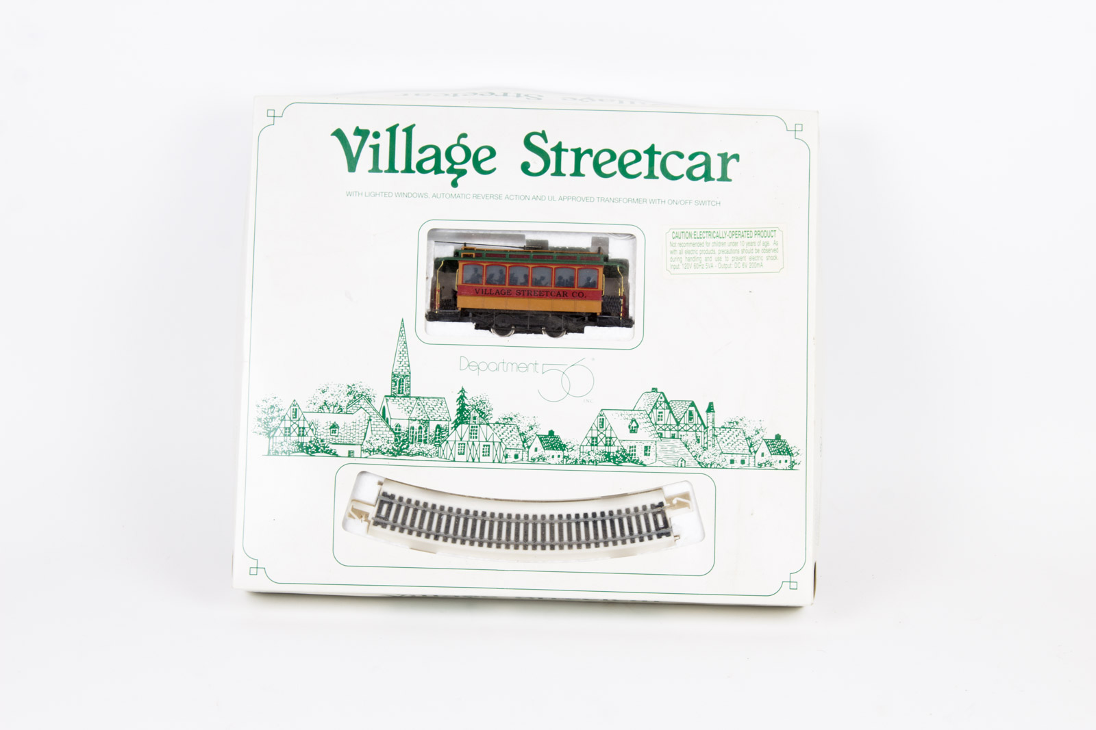 Department 56 Village Streetcar Set