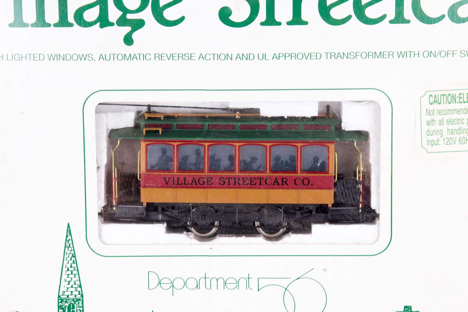 Department 56 Village Streetcar Set