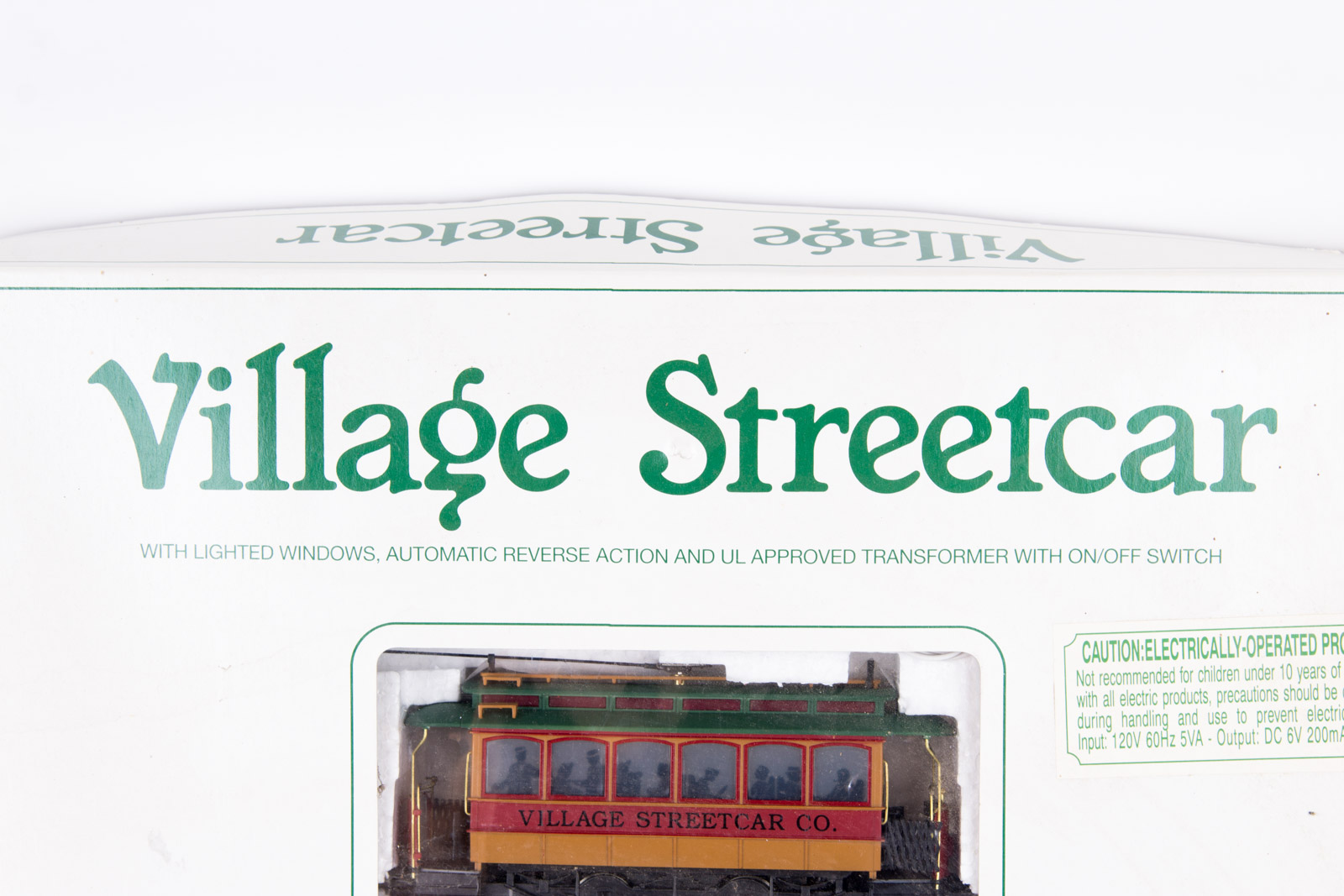 Department 56 Village Streetcar Set