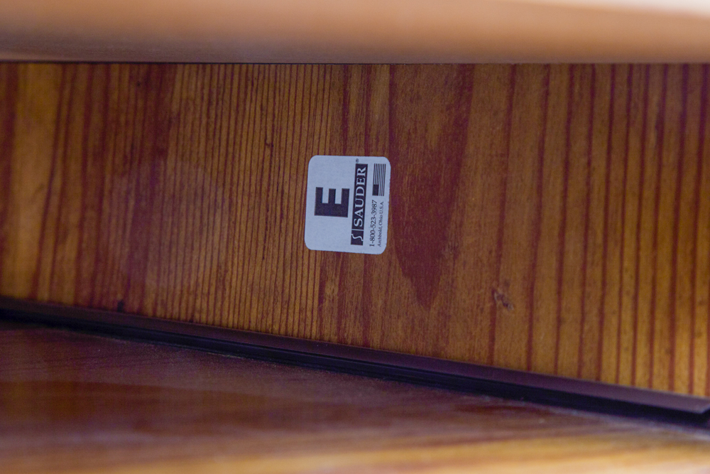 Knotty Pine Computer Office Desk