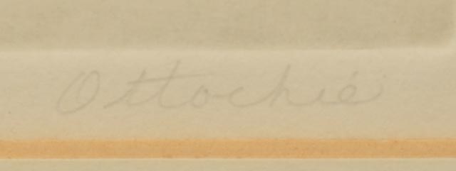 Timothy Ottochie Signed Limited Edition Cape Dorset Stonecut Print