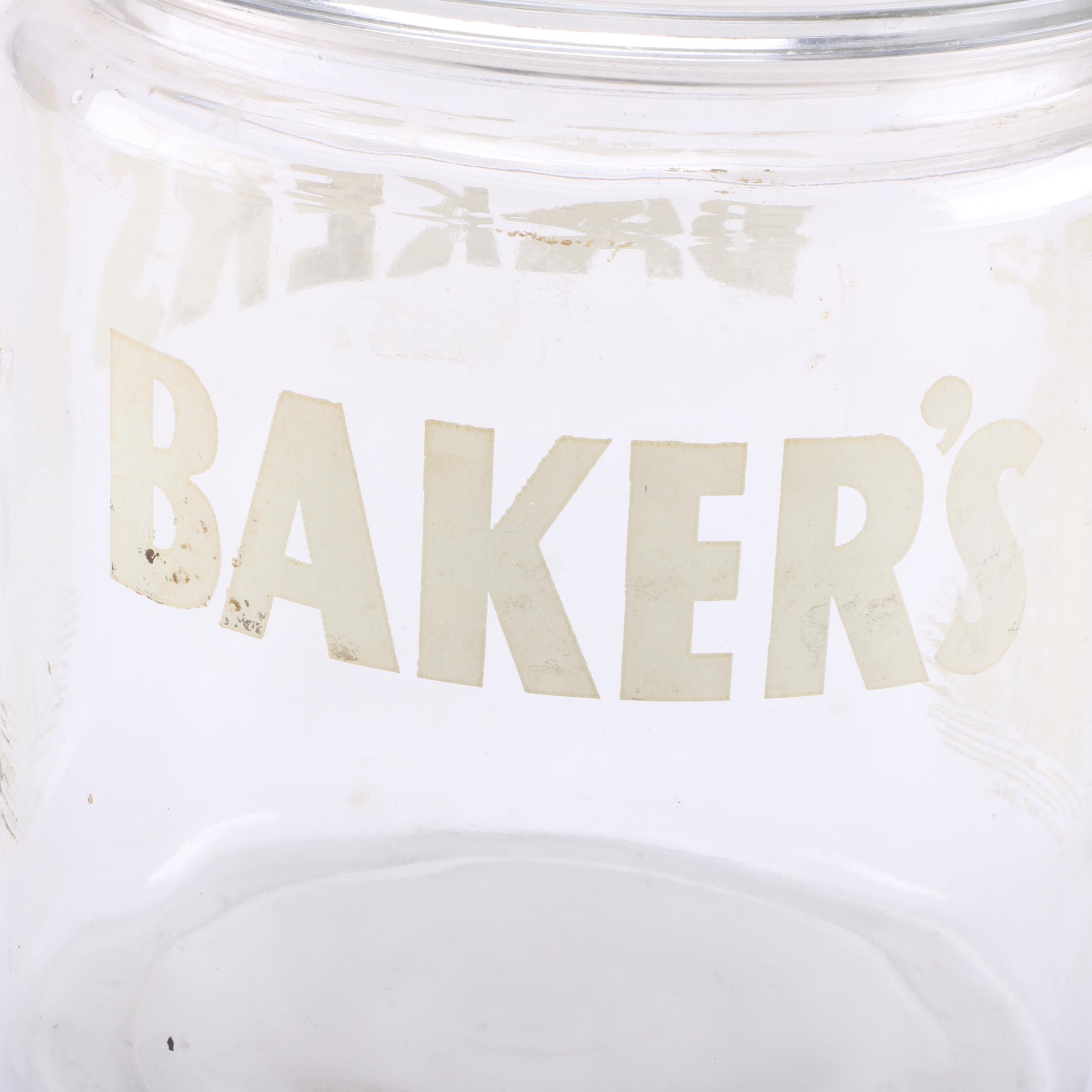 Vintage Baker's Chocolate Jar and Planters Peanuts Lid