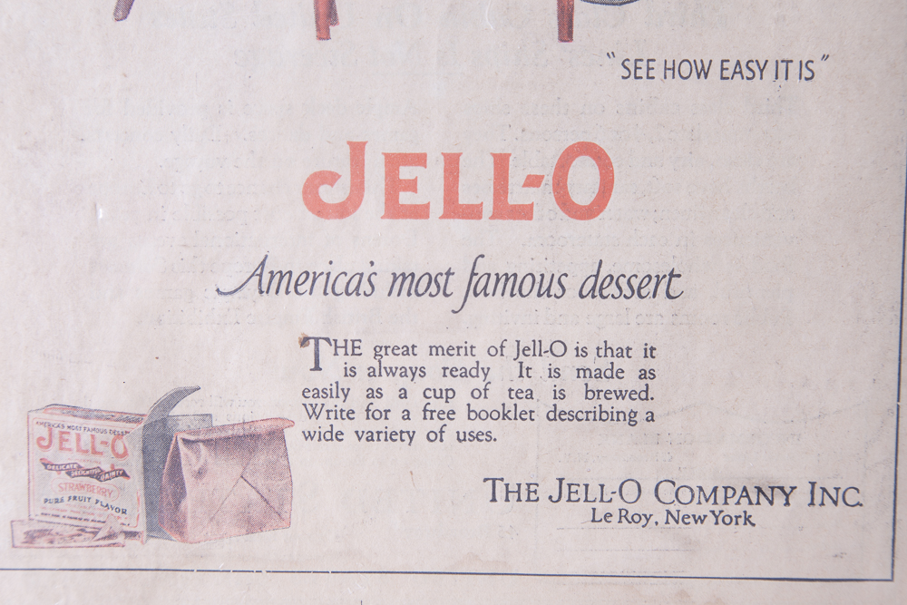 Norman Rockwell Vintage Jell-O Advertisement
