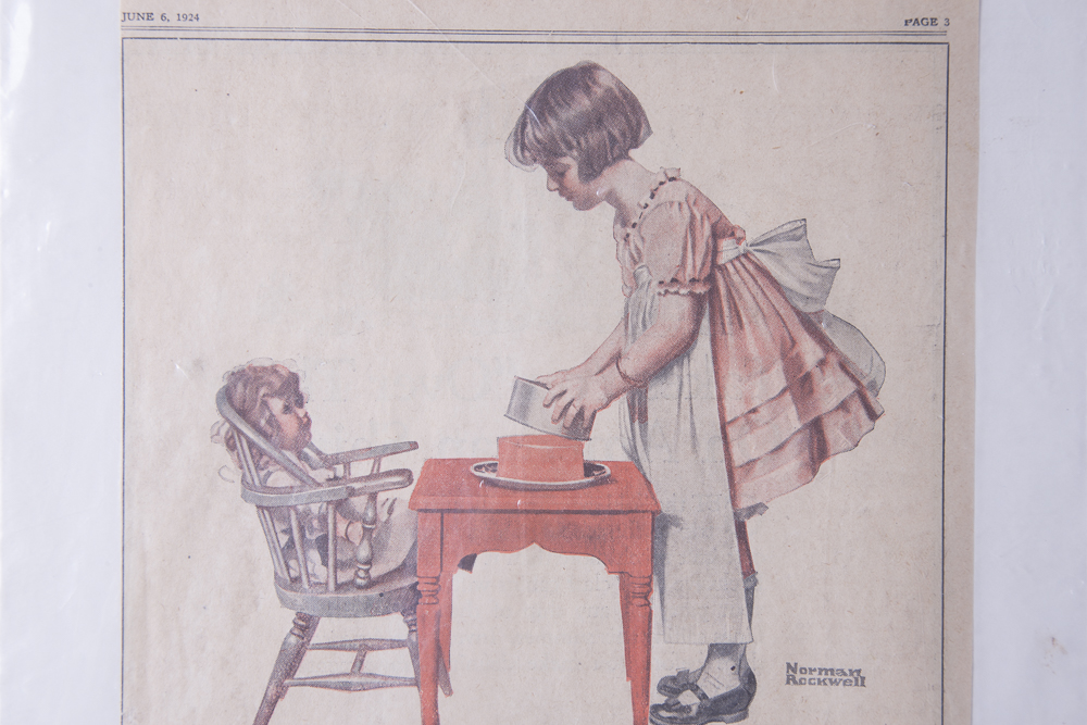 Norman Rockwell Vintage Jell-O Advertisement