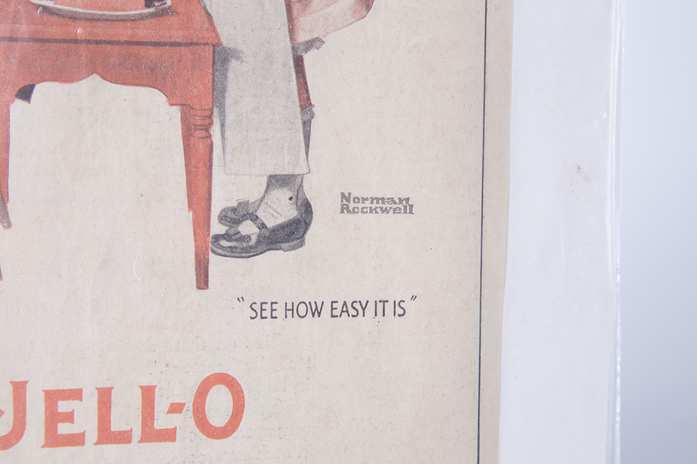 Norman Rockwell Vintage Jell-O Advertisement