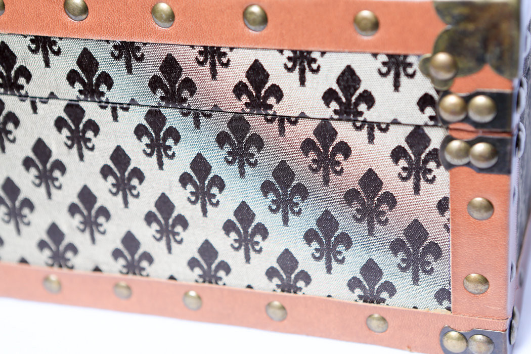 Fleur de Lis Luggage Box