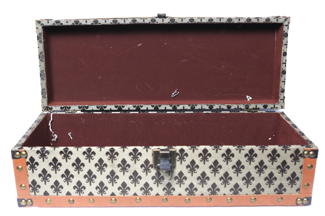 Fleur de Lis Luggage Box
