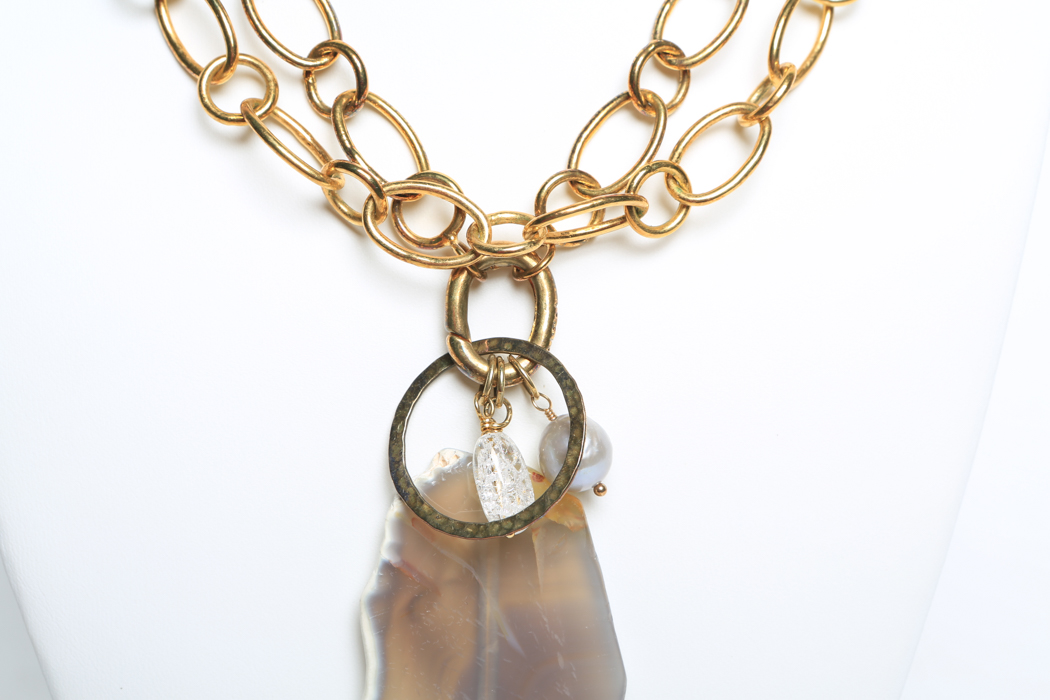 Stone Necklace by Kane & Zach King