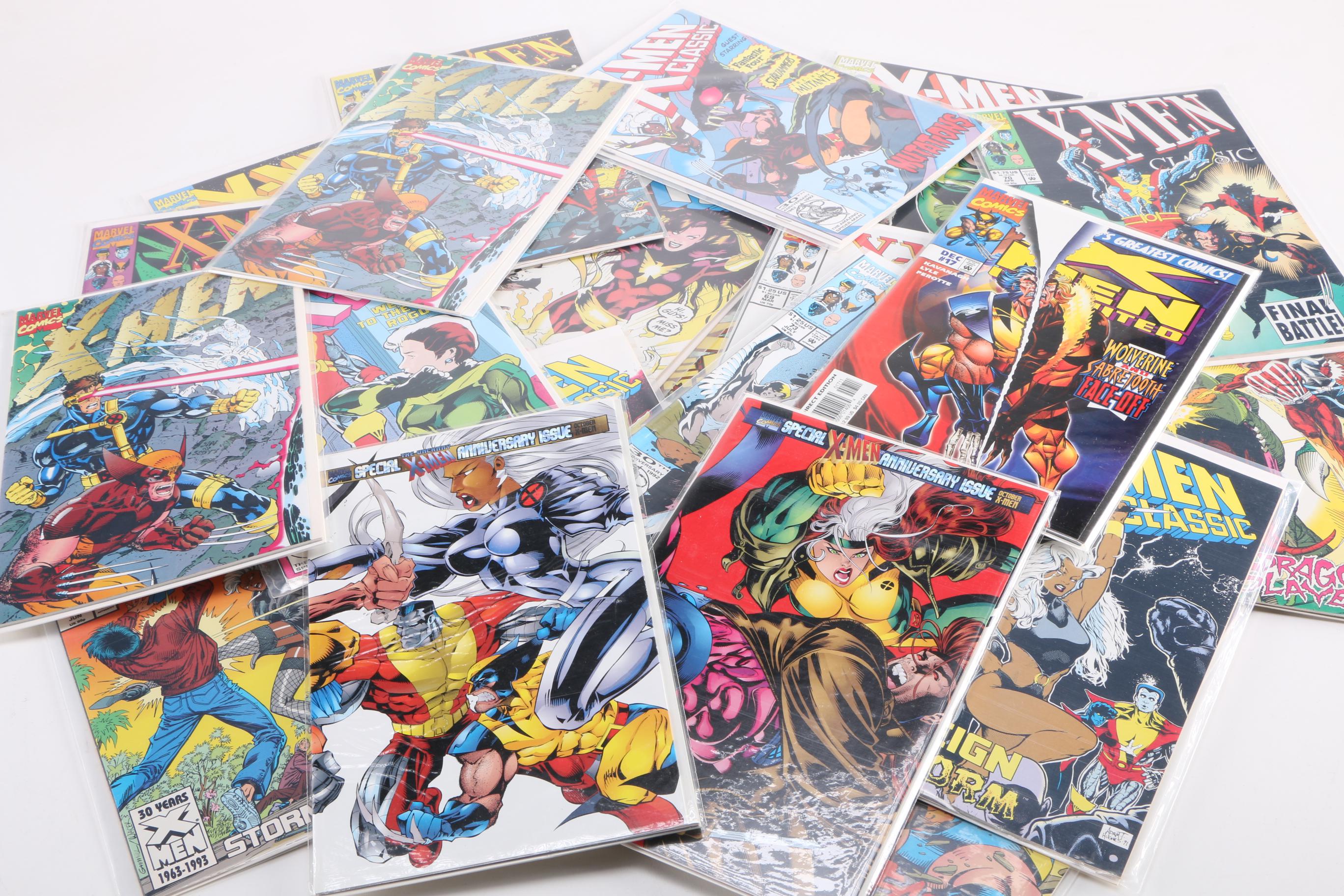 Modern Age "X-Men" Comics Featuring Issue One of 1991 Reboot