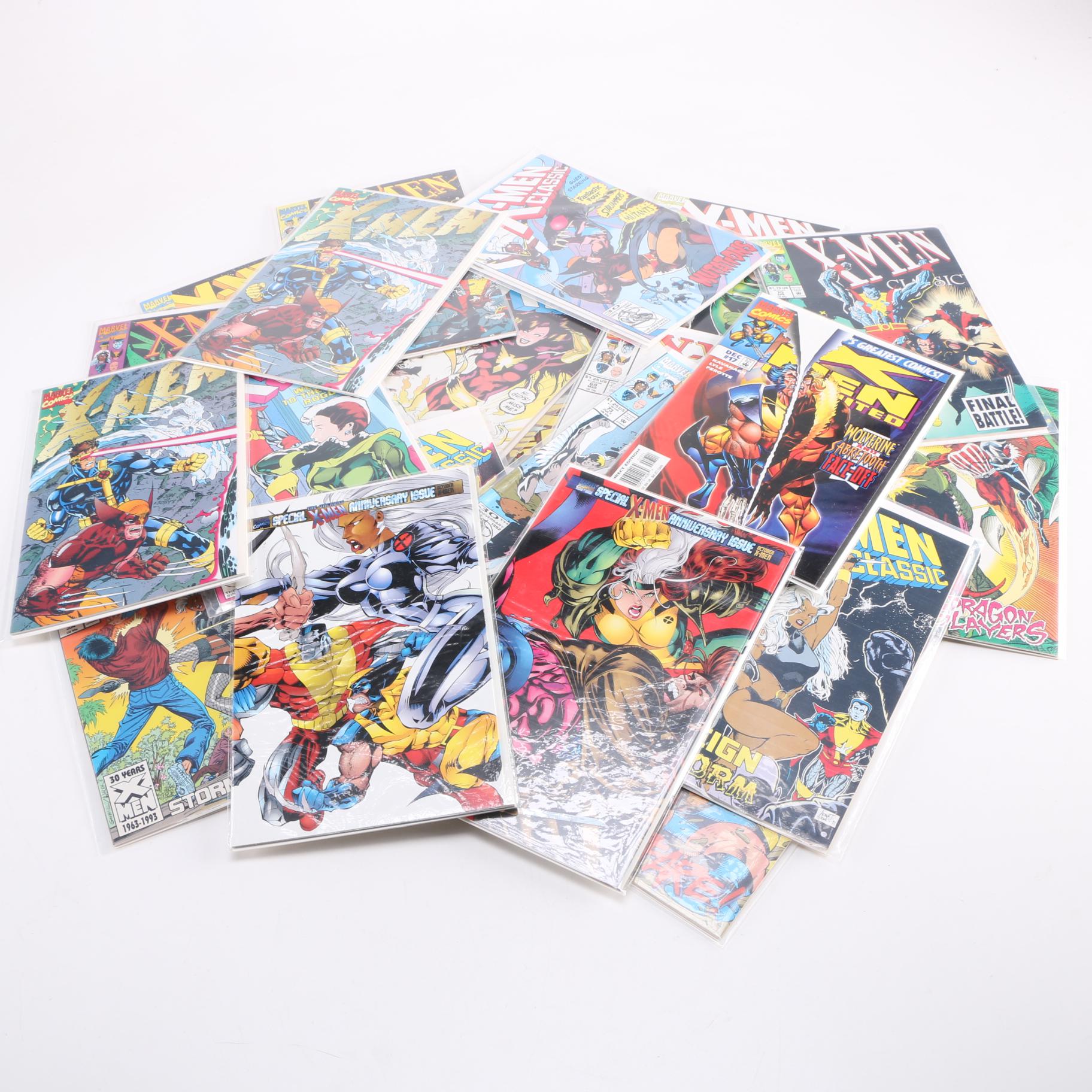Modern Age "X-Men" Comics Featuring Issue One of 1991 Reboot