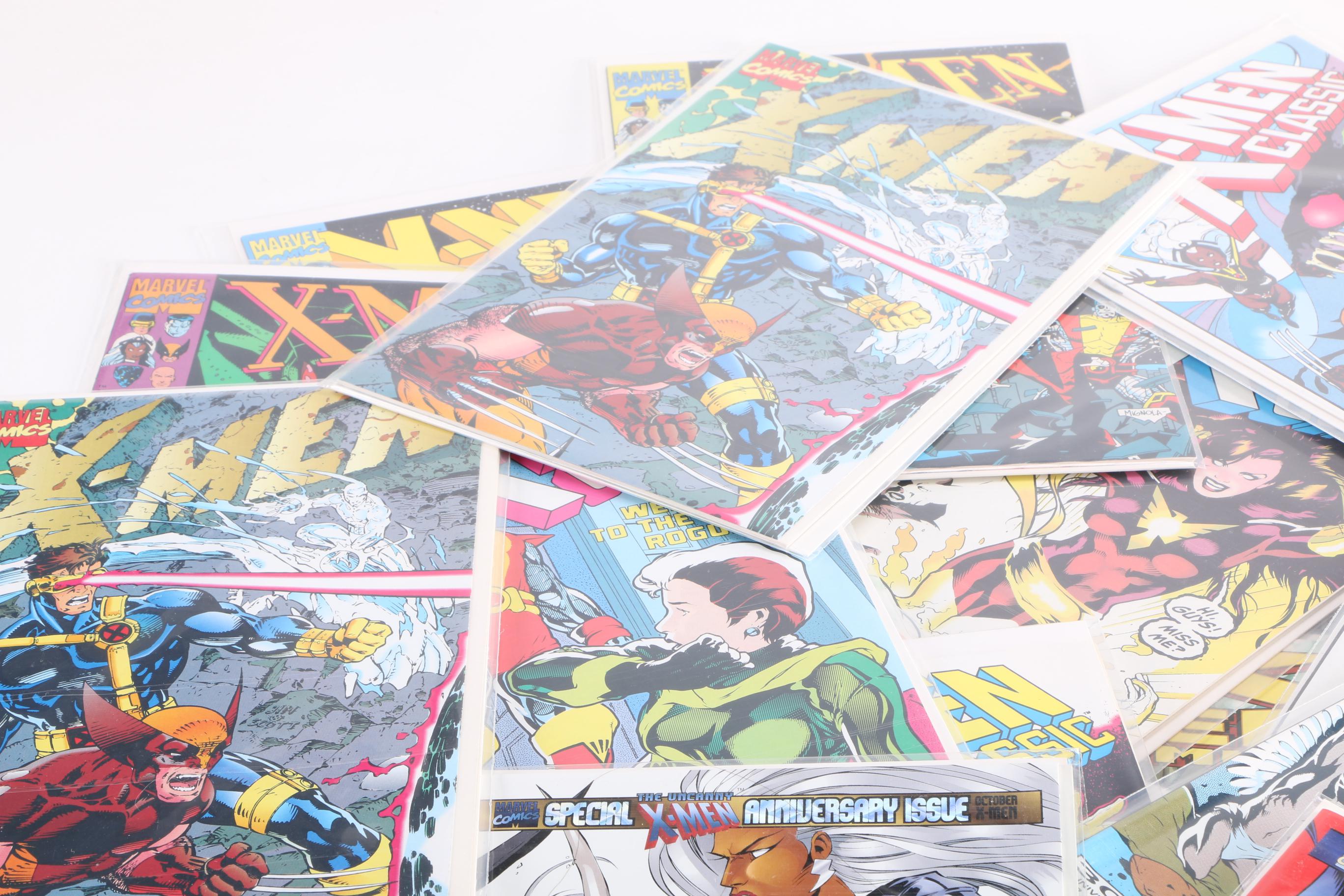 Modern Age "X-Men" Comics Featuring Issue One of 1991 Reboot