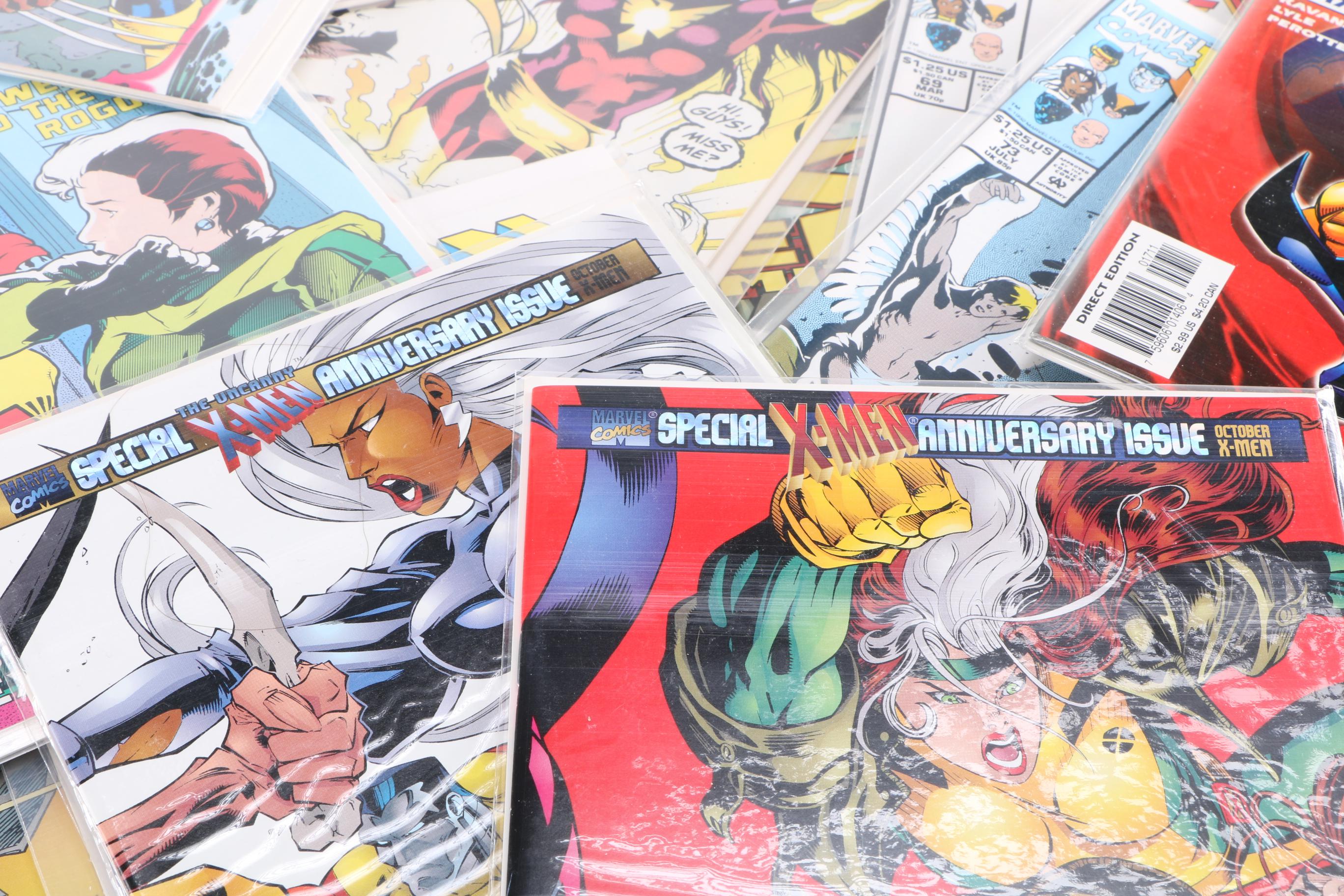 Modern Age "X-Men" Comics Featuring Issue One of 1991 Reboot