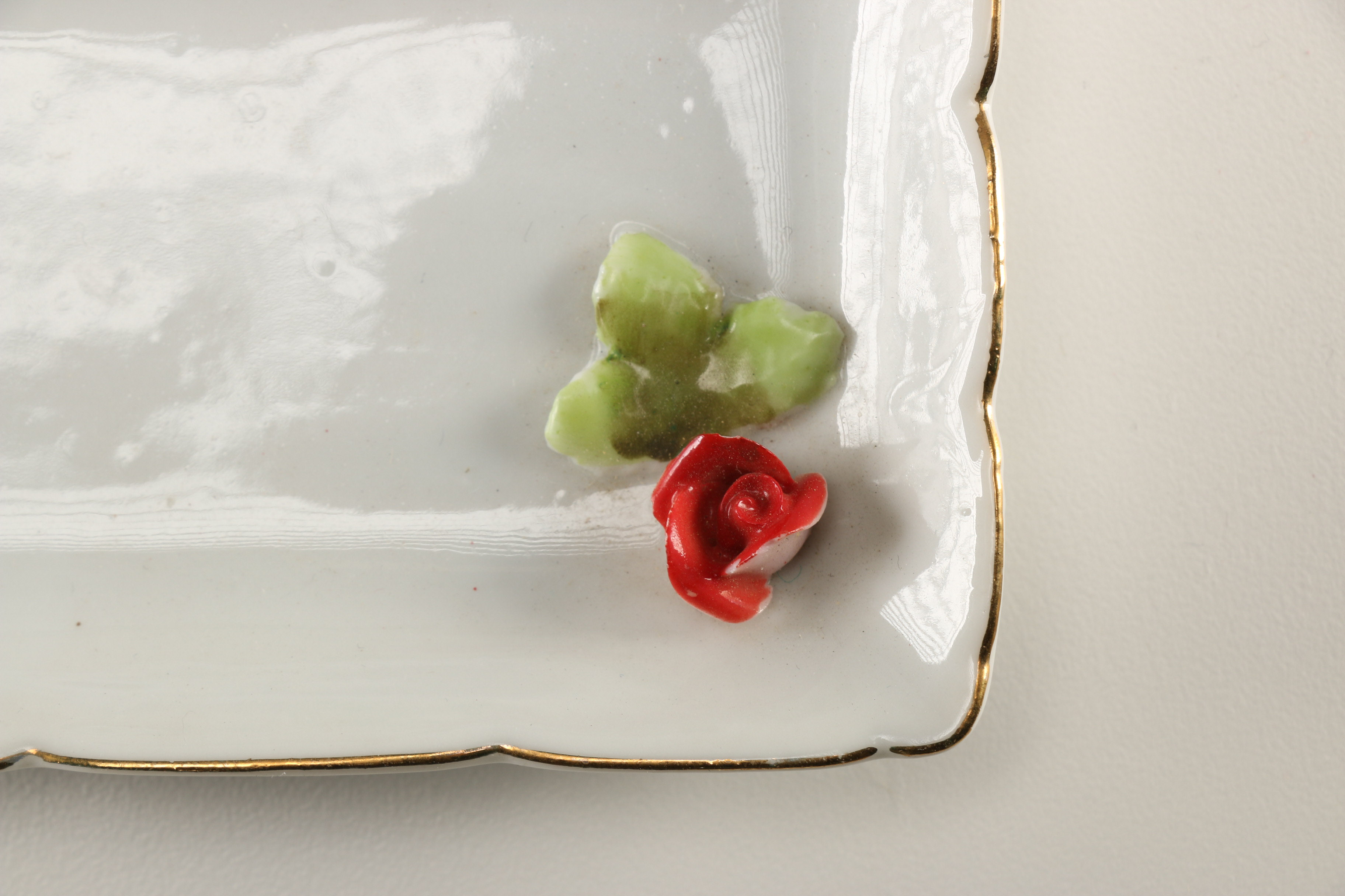 Vintage Rose Motif Dish Assortment