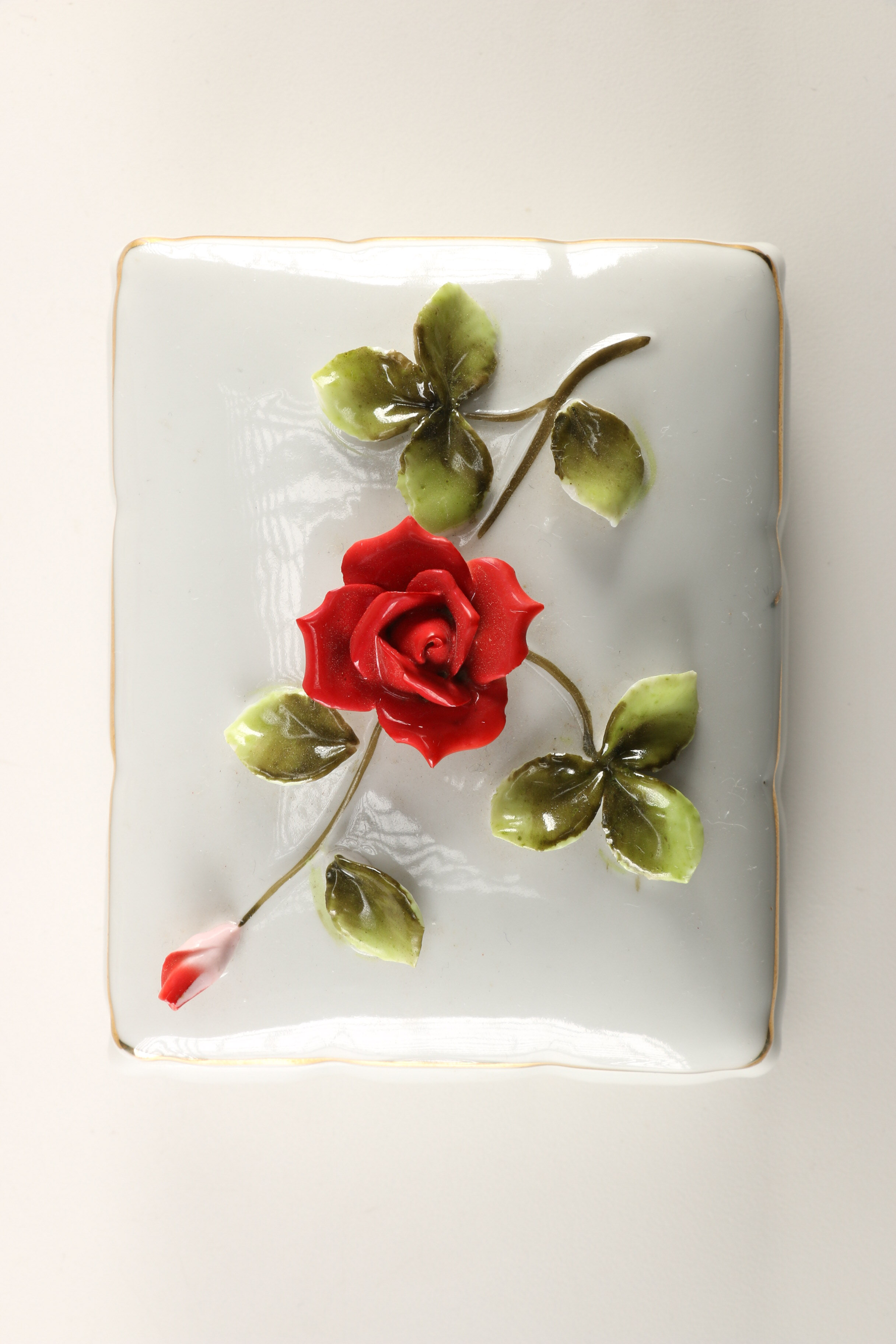 Vintage Rose Motif Dish Assortment