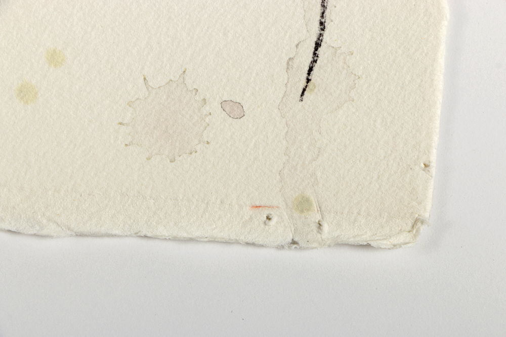 Ricardo Morin Watercolor and Ink Painting on Paper from "Vortex Series"