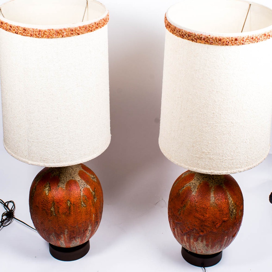 Mid Century Ceramic Table Lamps