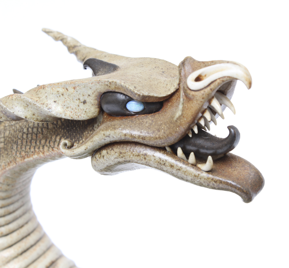 Dennis Thompson Dragon Egg  Stoneware Sculptures