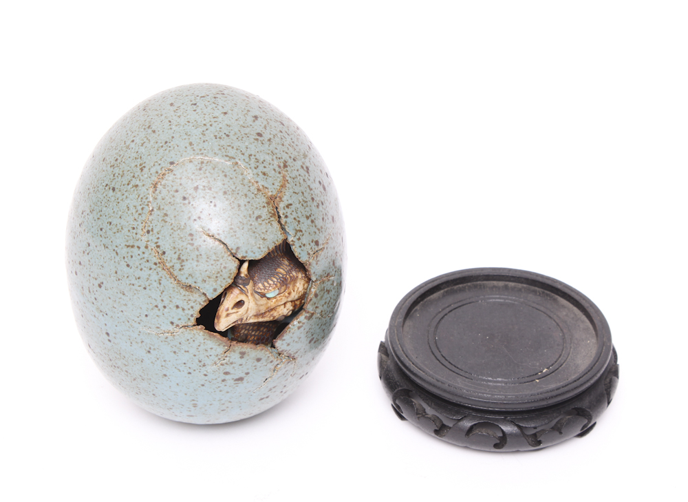 Dennis Thompson Dragon Egg  Stoneware Sculptures