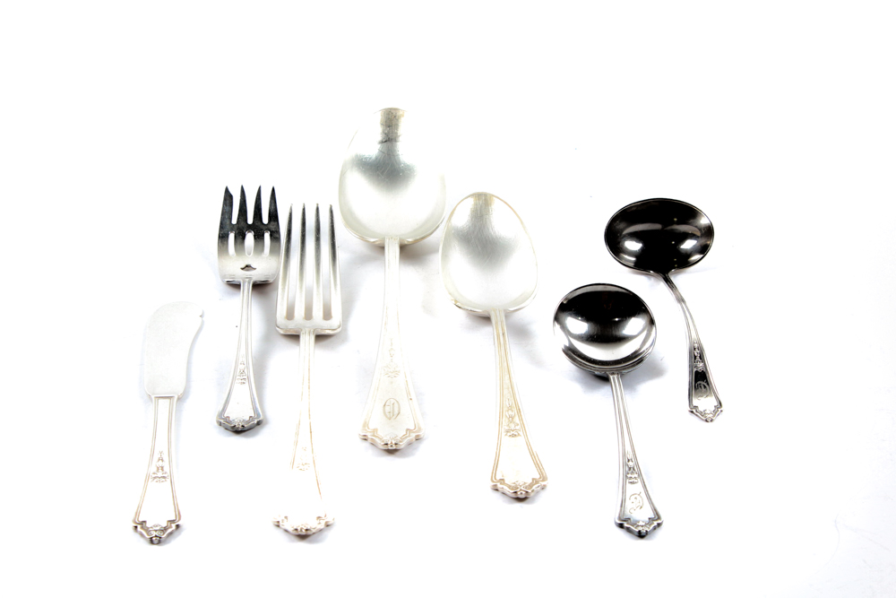 Gorham "Shelburne" Pattern Silver Plate Flatware